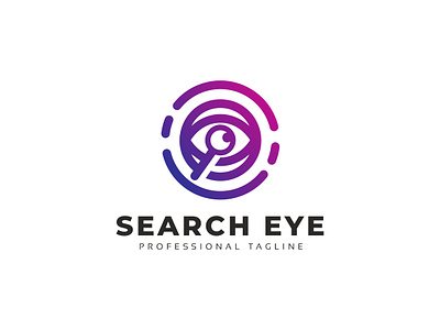 Search Eye Logo abstract business camera concept corporate creative design detective eye glass internet logo logotype look looking magnifying search searching spy style