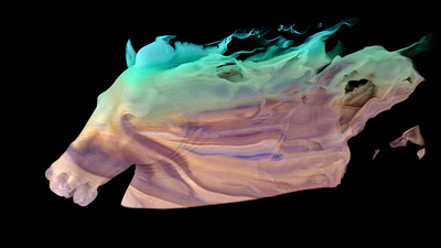 The Trojan Horse 3d 3d modeling abstract arnoldrender art beach cinema4d design fluffy hazy horse illustration motiongraphics sea smoky volumetric