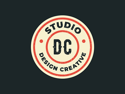 DC STUDIO LOGO branding creative creative design design logo retro vector vintage