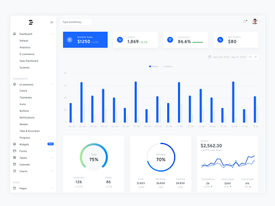 Tinydash - Clean Bootstrap Admin Template admin template bootstrap dashboard ui template design