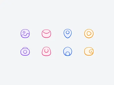 New style icon design icon illustration style