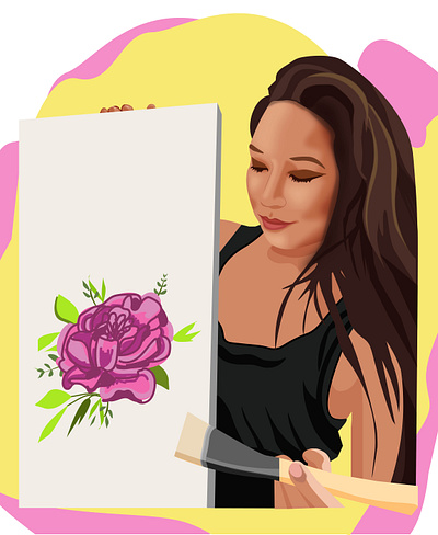 Portrait Vector Illustration adobe illustrator branding design digital digital art digital illustration graphic design graphics illustration illustrator portrait portrait illustration vector vector portrait
