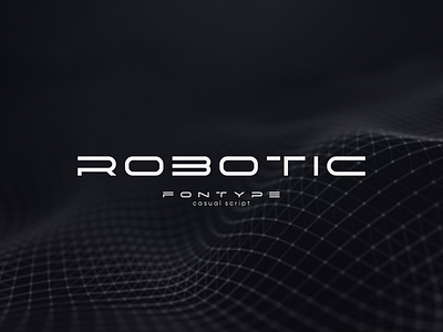 Robotic Font elegant font font awesome font design font family futuristic modern