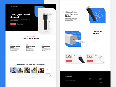 Ujang dapper - desktop landing page