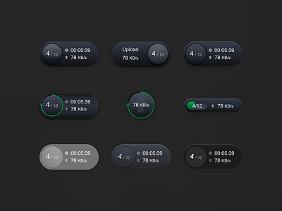 Widgets #1 download speed ui upload widget windows