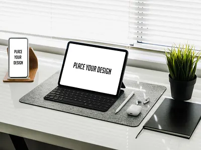 Free Laptop mac Screen mobile mockup freebie freebie psd freebies logo macbook mobile ui mockup design mockup psd psd template uidesign uimockup