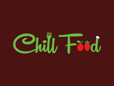 Chill food app badge barndidaty brandimple logo branding design icon illustration logo modern typography ui uidesign vector