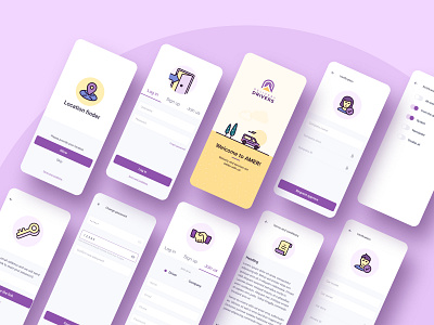 Ui and Illustrations for Delivery App Part 2