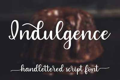 Indulgence - A handlettered script font font font design handlettered script script font typeface