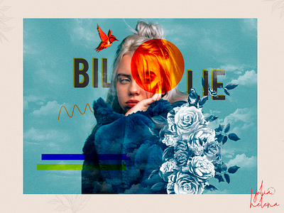 BILLIE art collage design digital digital art digital design