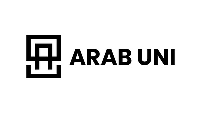 arab uni 01 branding design flat flat design flat logo flat logo design logo minimal minimal logo minimal logo design