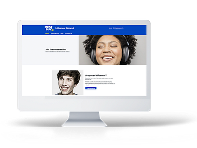 BestBuy Influencer Network branding design developer ui uiux user experience ux webdesign webdevelopment website