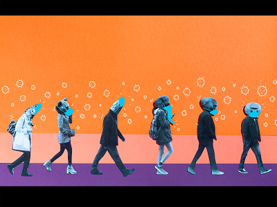 WHERE IS THE WAY FORWARD TO "NEW NORMALITY"? 2020 collage collage art collageart covid19 cutout draw editorial handcraft illustration illustrator paper art paper illustration papercut