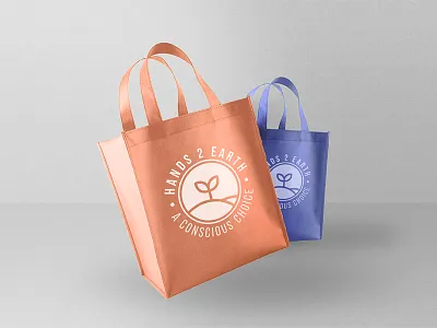 Hands 2 Earth branding choice design earth environment flat friendly hands illustration logo minimal mockup mockup psd mockup template planet vector