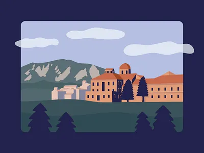 Digital Illustration of the Leeds School of Business astute graphics building building illustration college color palette design digital illustration draw graphic design illustration illustrator limited palette school vector wacom