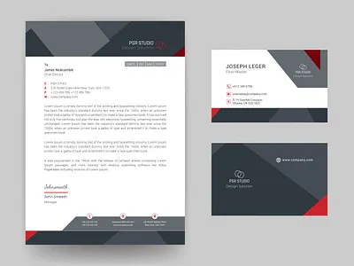 Corporate Letterhead & Business Card Design branding cmyk flyer design icon illustration logo minimal ofset printing ofset printing flyer design vector