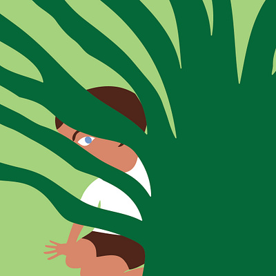 The Selfish Giant / Oscar Wilde book illustration concept fragment garden hide and seek illustration illustrator oscar wilde