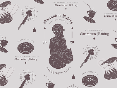 A Loving Guide to Quarantine Baking baking design digital art dribbble food illustration graphicdesign illustration illustrator logodesign magic vector zine