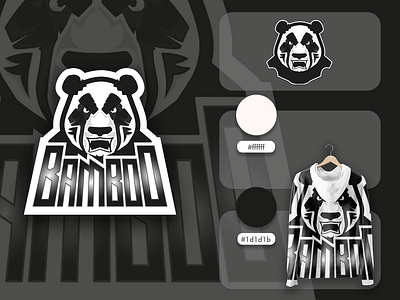 Daily Logo Challenge Day 3 - Panda Logo branding colour palette design esport esportlogo game design gamer gamer logo graphic design illustration logo photoshop ui vector