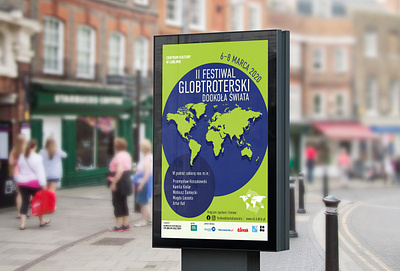 II Globetrotter Festival Around the World advertise animation design festival graphic graphicdesign motiondesign poster visual design visualidentity