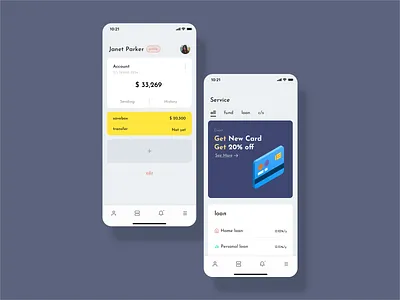 Bank app Concept Design app app design clean design flat icon ios ios app minimal mobile mobile app mobile ui type ui ux vector web