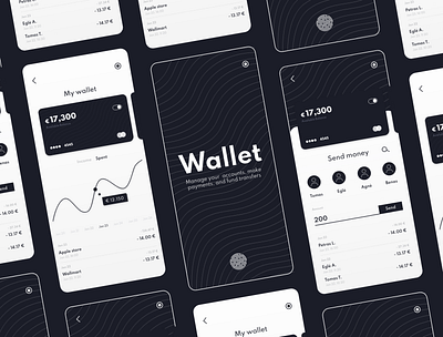 Mono Wallet App application cash contacts credit card debit card design fund money money app payments profile profile card receive send ui ux wallet wallet app wallet ui wallets