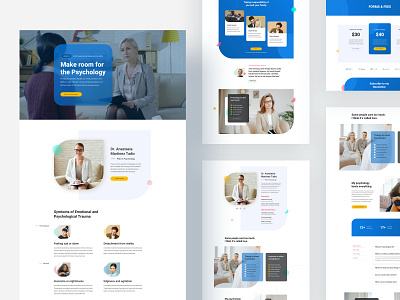 Psychiatrist: A Free Layout Bundle for SP Page Builder Pro doctor layout product design psychiatrist psychiatry psychologist psychology template trending website