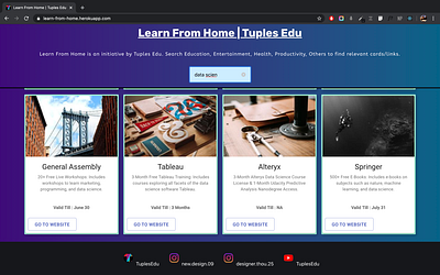 Learn From Home adobexd app cat cats design fun minimal phone app react reactjs ui ux website