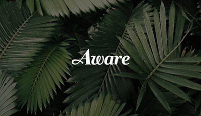 Aware | Logo apparel branding canada classic clean clothing cool design environmental logo minimal simple sustainable traditional typography