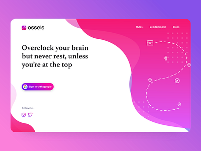 Treasure Hunt-Website UI art design illustration typography ui ux web website