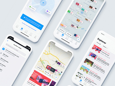 Events on map app design events interaction design map sympla uidesign uiux userinterface uxdesign