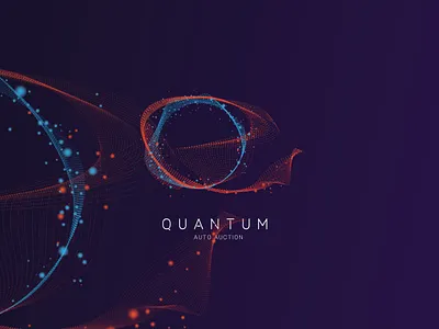 Quantum radio wave concept logo abstract design flat gradient icon illustration lettermarklogo logo minimalist logo quantum quantum mechanics typography ui vector wave wave logo waveform