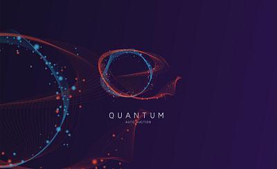 Quantum radio wave concept logo abstract design flat gradient icon illustration lettermarklogo logo minimalist logo quantum quantum mechanics typography ui vector wave wave logo waveform