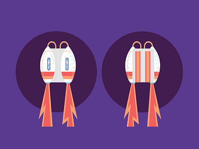 Startup Concept: Jetpack concept concepts illustration illustrator jetpack motiongraphics startup