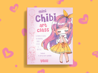 Mini Chibi Art Class book book cover book design chibi cover cover design drawing publishing quarto