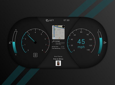 Car Interface 034 car car dashboard car interface dailyui dailyuichallenge dashboard design interface interfacedesign ui uidesign uiux uiuxdesign ux uxdesign uxui uxuidesign