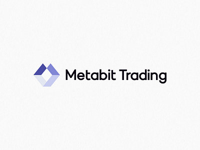 Metabit Trading Logo brand design finance geometric logo minimalism technology trading