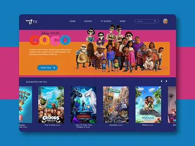 DailyUI025 TVAPP affinity dailyui025 design illustration tv app ui vector