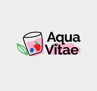 Daily Logo Challenge #47 - smoothie company - Aqua Vitae aqua vitae branding dailylogo dailylogochallenge design illustration juice juice bar logo logodesign smoothie typography vector