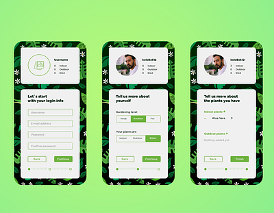 Sign Up form app dailyui design mobile profile regidtration sign up signup ui ux