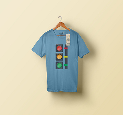 Road Light T-Shirt Design t shirt t shirt illustration