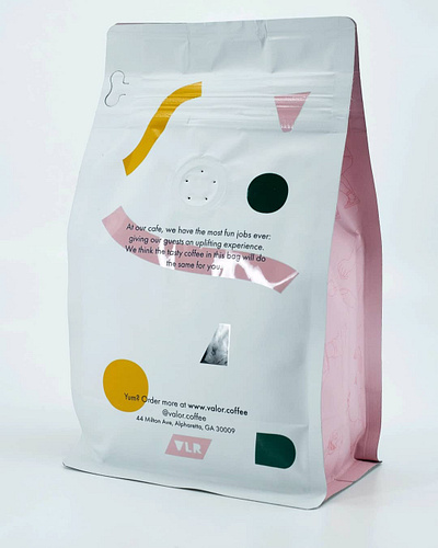 Valor Coffee Bag Design brand identity branding design packaging print