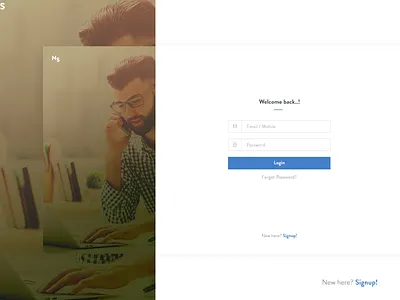 Noble Spaces Login Page dailyui design fashion design illustration login login page ui uichallenge ux webdesign website