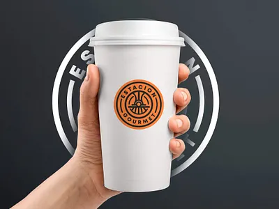 Estación Gourmet Brand Logo brand branding brands design food gourmet identity logo logodesign logos logosai logotype train
