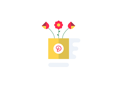 Flower Web Animation branding css icon icons illustration illustrator logo website