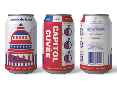 CCH 12oz america apple branding brewery cider cidery craft brew geometric illustration packaging washington dc