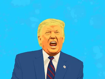 China! cartoon comic digitalart illustration potus procreate trump usa