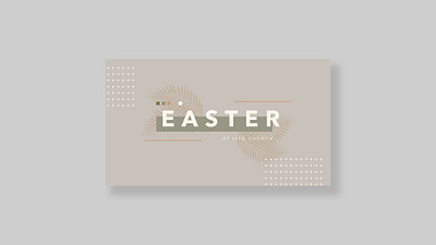 Easter - A Design Practice Exercise adobe adobe illustrator church church design design easter graphicdesign photoshop