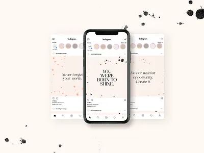 Ink Splatter Quotes canva design graphic design illustration photoshop social media template typogaphy