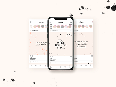 Ink Splatter Quotes canva design graphic design illustration photoshop social media template typogaphy